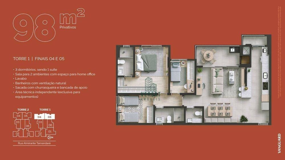 Apartamento, 2 quartos, 85 m² - Foto 8