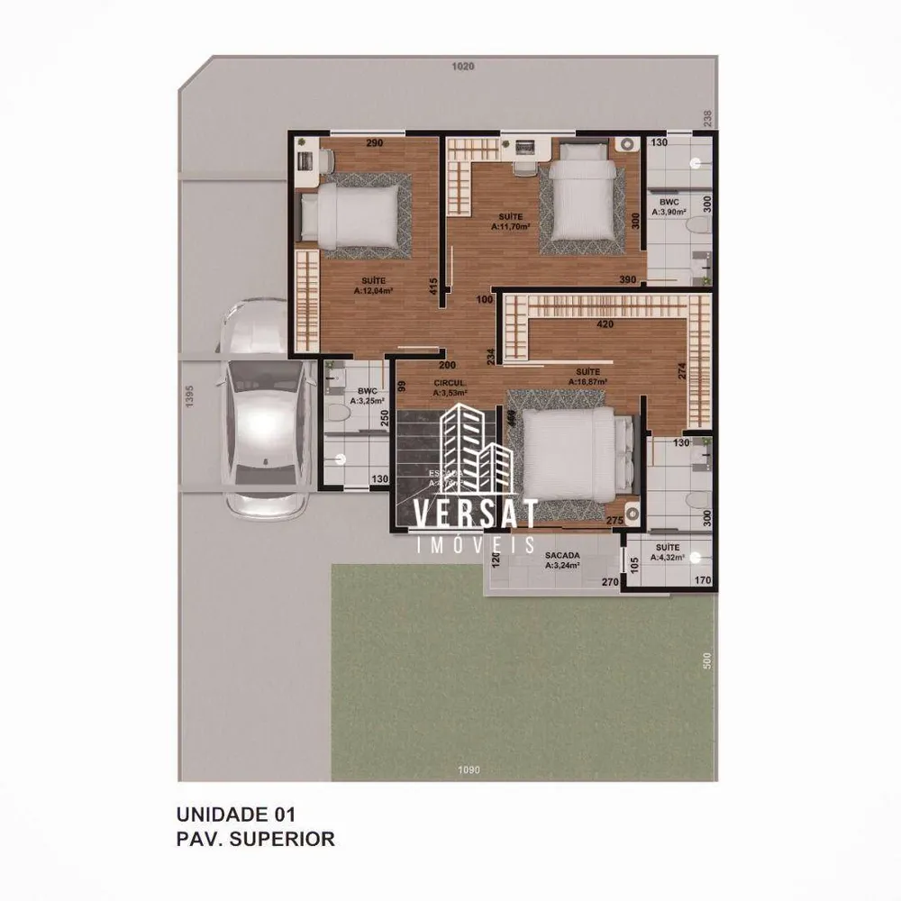 Sobrado, 3 quartos, 157 m² - Foto 6