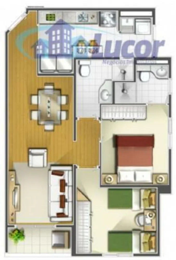 Apartamento, 2 quartos, 62 m² - Foto 4