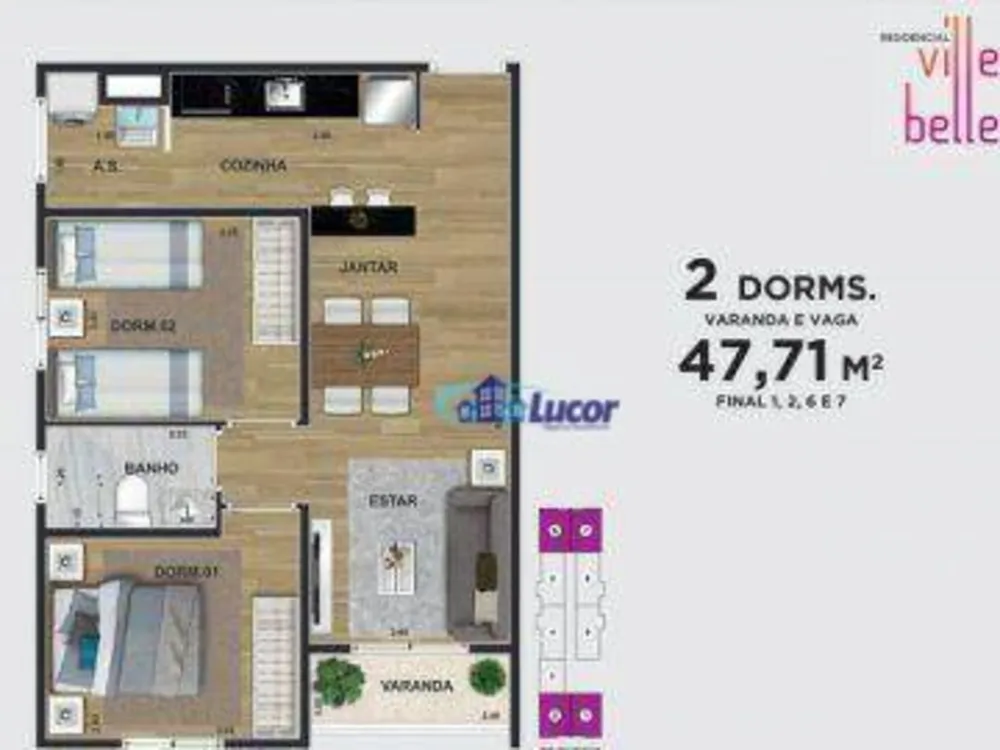 Apartamento, 2 quartos, 47 m² - Foto 4
