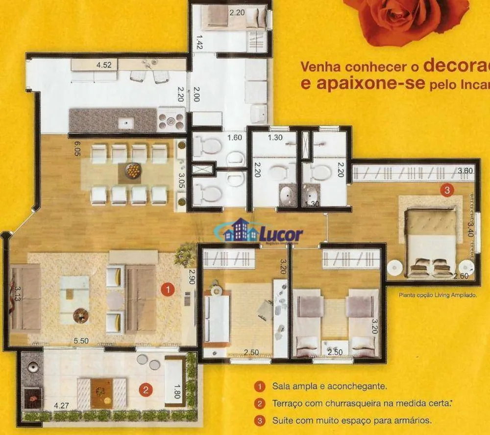 Apartamento, 3 quartos, 115 m² - Foto 3