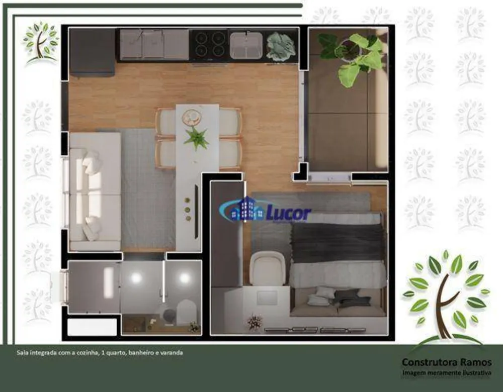 Apartamento, 1 quarto, 30 m² - Foto 2
