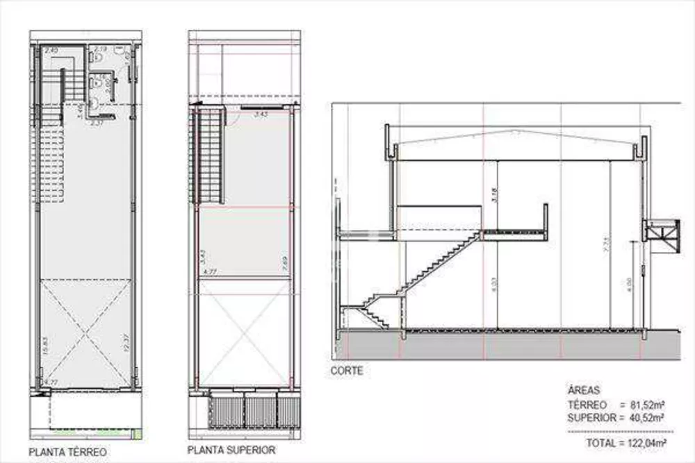 Loja-Salão para alugar, 122m² - Foto 1