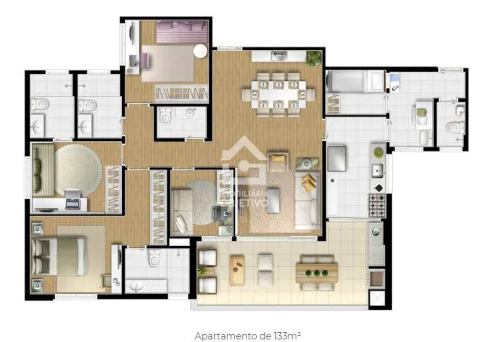 Apartamento, 3 quartos, 133 m² - Foto 12