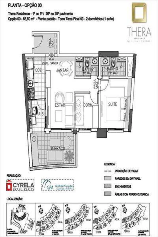 Apartamento, 2 quartos, 65 m² - Foto 2