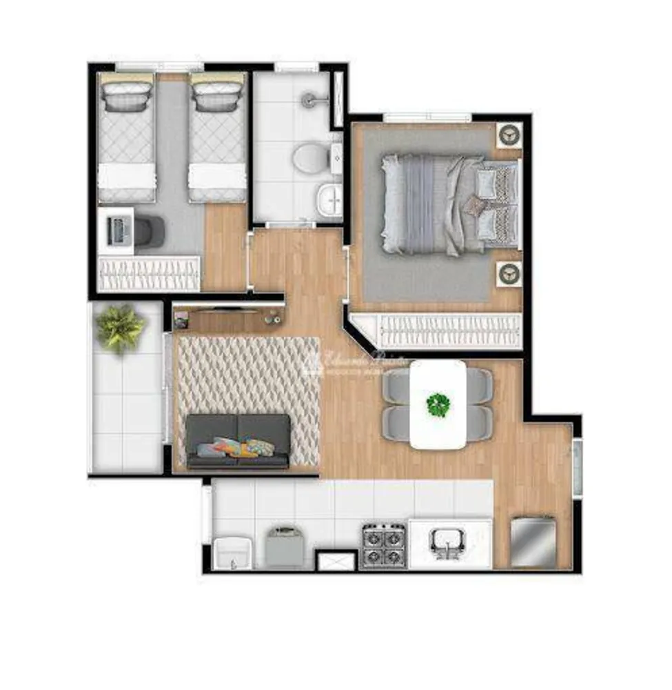 Apartamento, 2 quartos, 38 m² - Foto 8