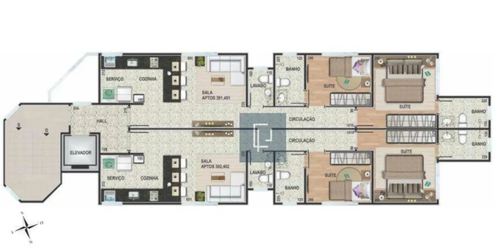 Cobertura, 2 quartos, 81 m² - Foto 4