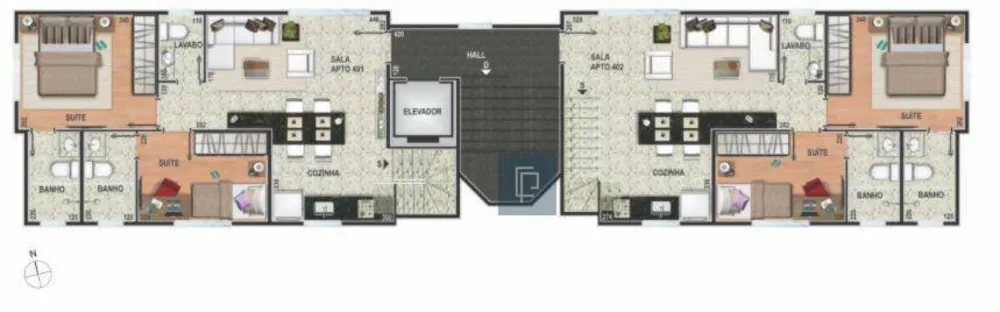 Apartamento, 2 quartos, 54 m² - Foto 4