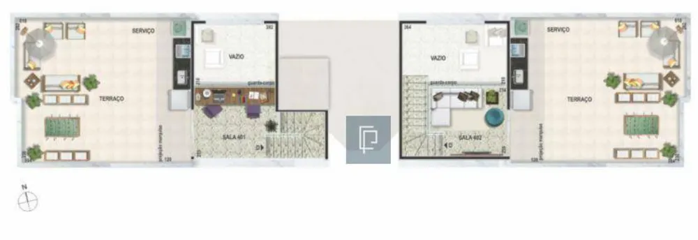 Apartamento, 2 quartos, 54 m² - Foto 3