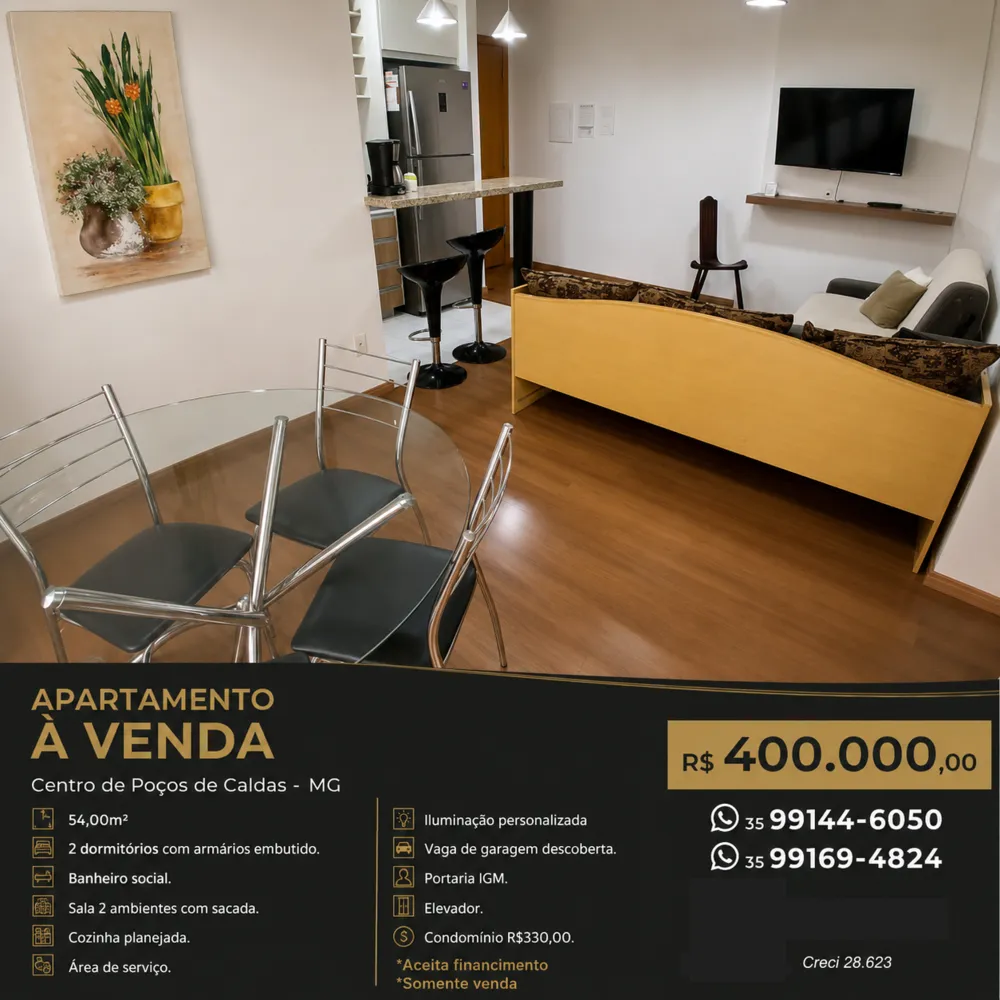 Apartamento, 2 quartos, 54 m² - Foto 1