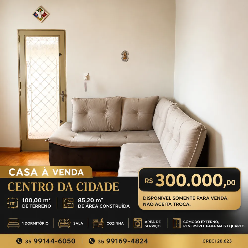 Casa, 1 quarto, 85 m² - Foto 1