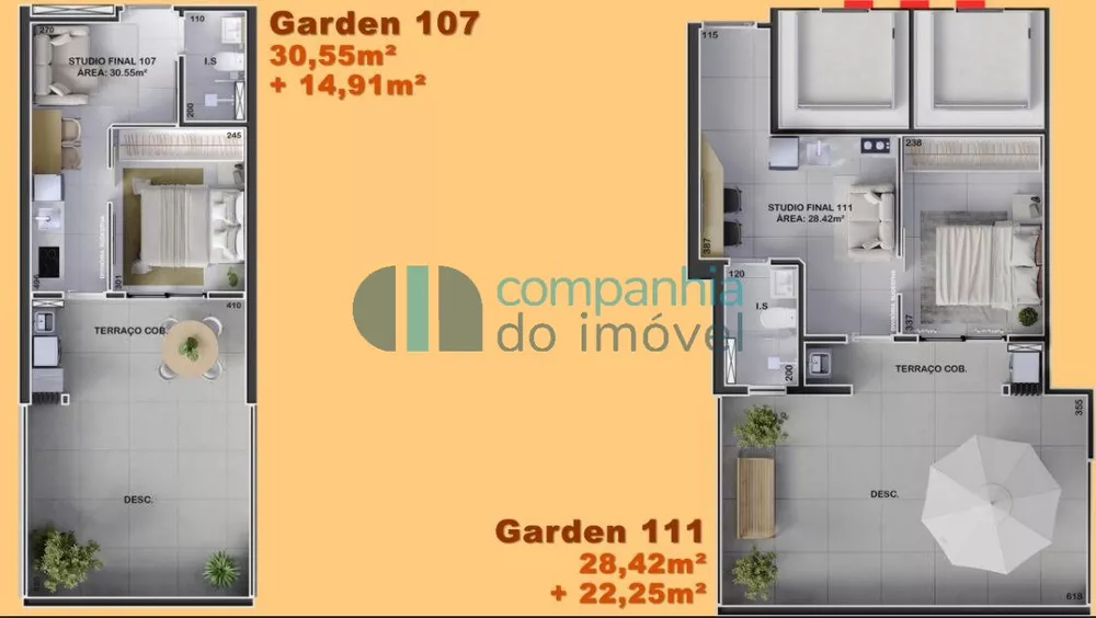 Apartamento à venda com 1 quarto, 28m² - Foto 4