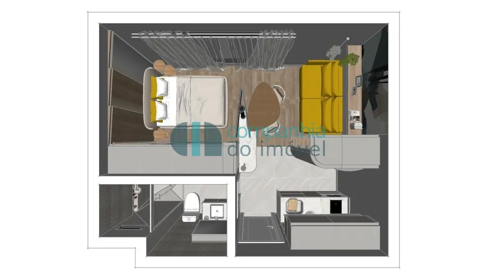 Apartamento, 1 quarto, 20 m² - Foto 4