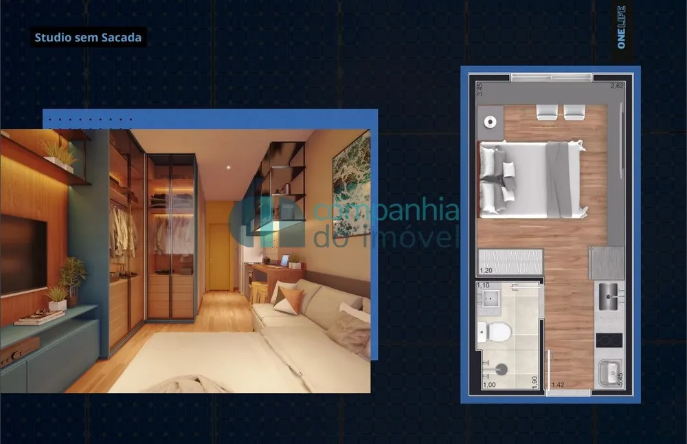 Apartamento, 1 quarto, 16 m² - Foto 5
