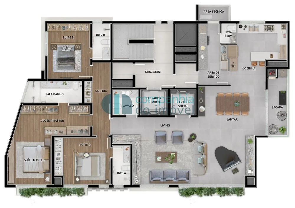 Apartamento, 4 quartos, 200 m² - Foto 5