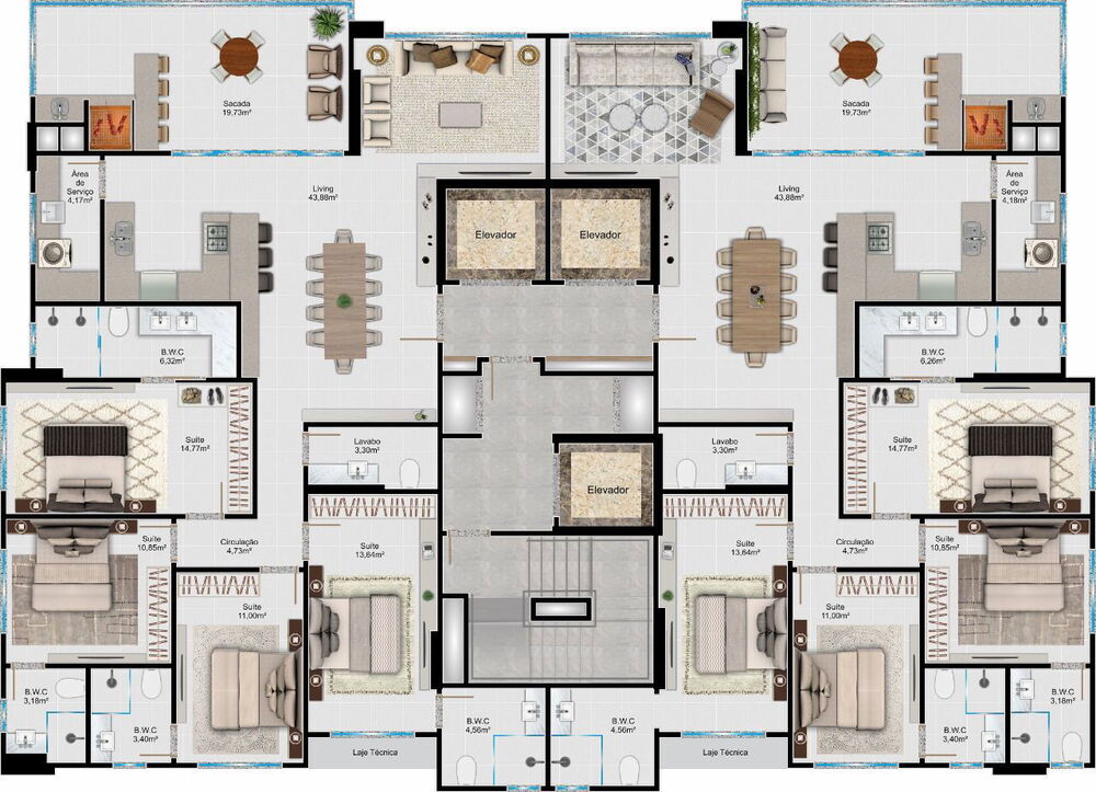 Apartamento, 4 quartos, 160 m² - Foto 4