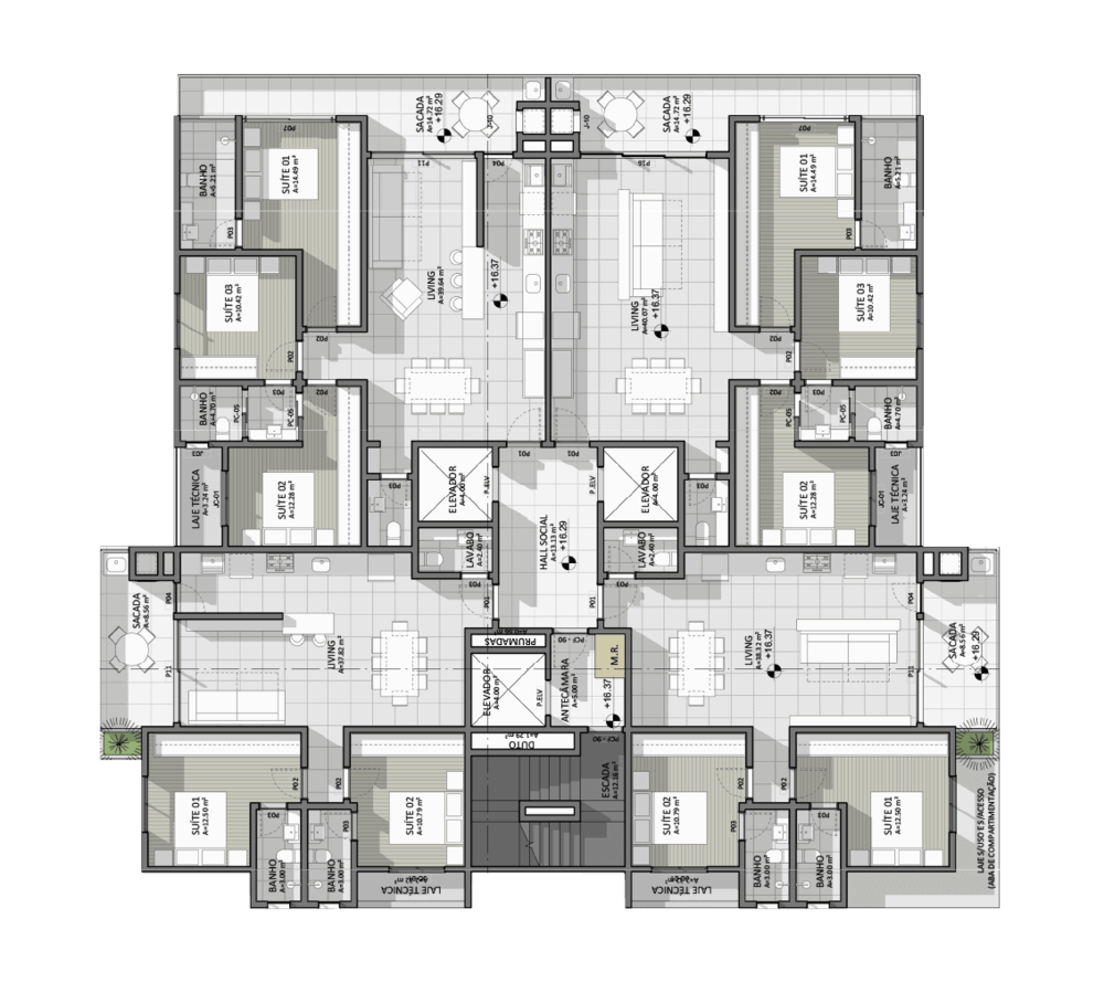 Apartamento, 3 quartos, 121 m² - Foto 4