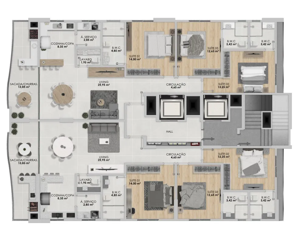 Apartamento, 3 quartos, 127 m² - Foto 16