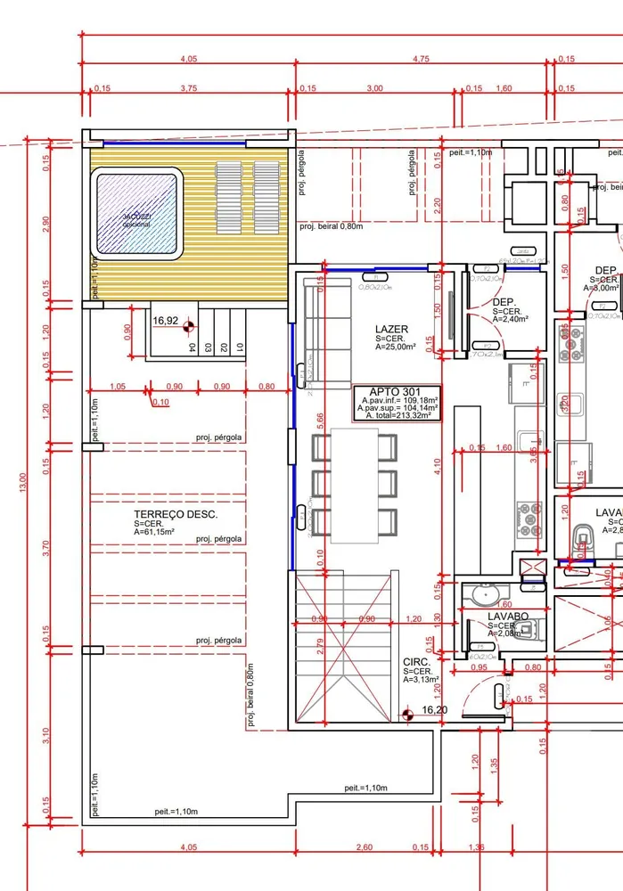 Cobertura, 4 quartos, 238 m² - Foto 4