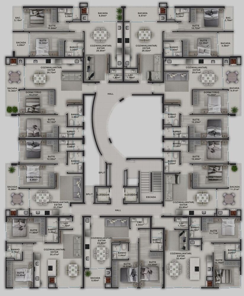 Apartamento, 2 quartos, 77 m² - Foto 12