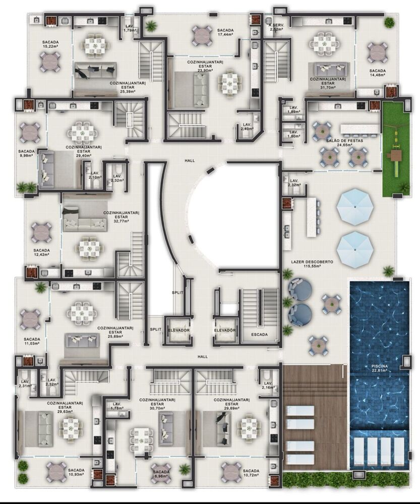 Apartamento, 2 quartos, 77 m² - Foto 7