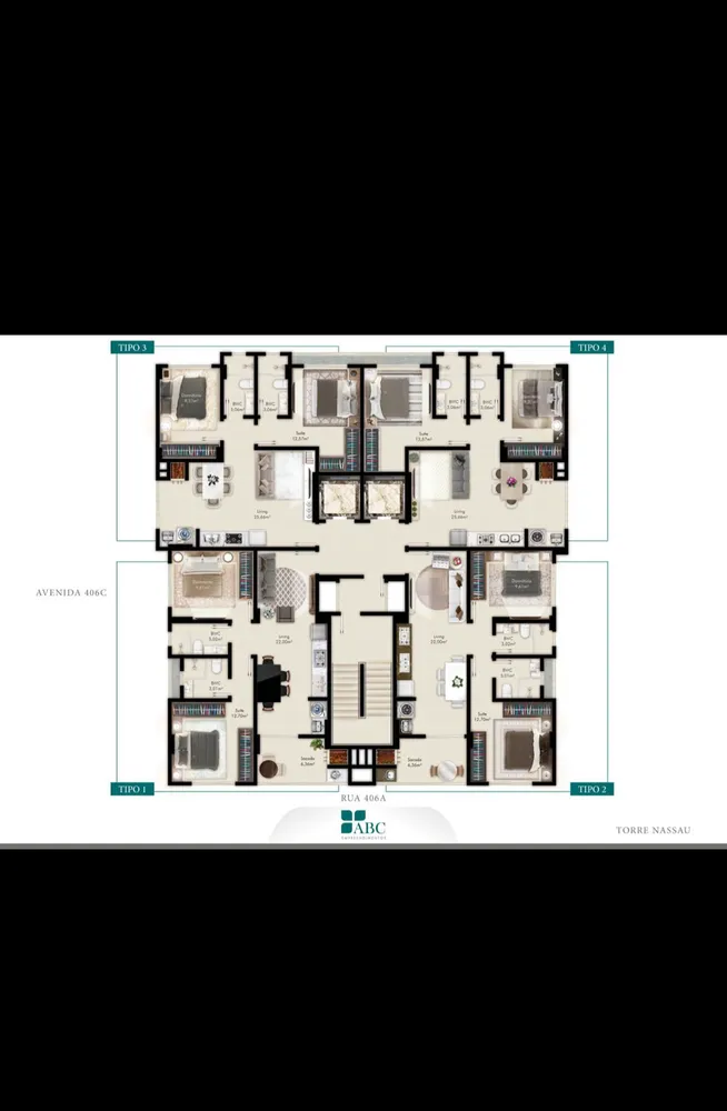 Apartamento, 2 quartos, 60 m² - Foto 1