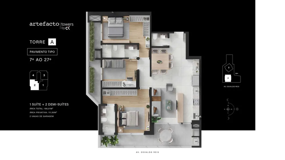 Apartamento, 2 quartos, 111 m² - Foto 4