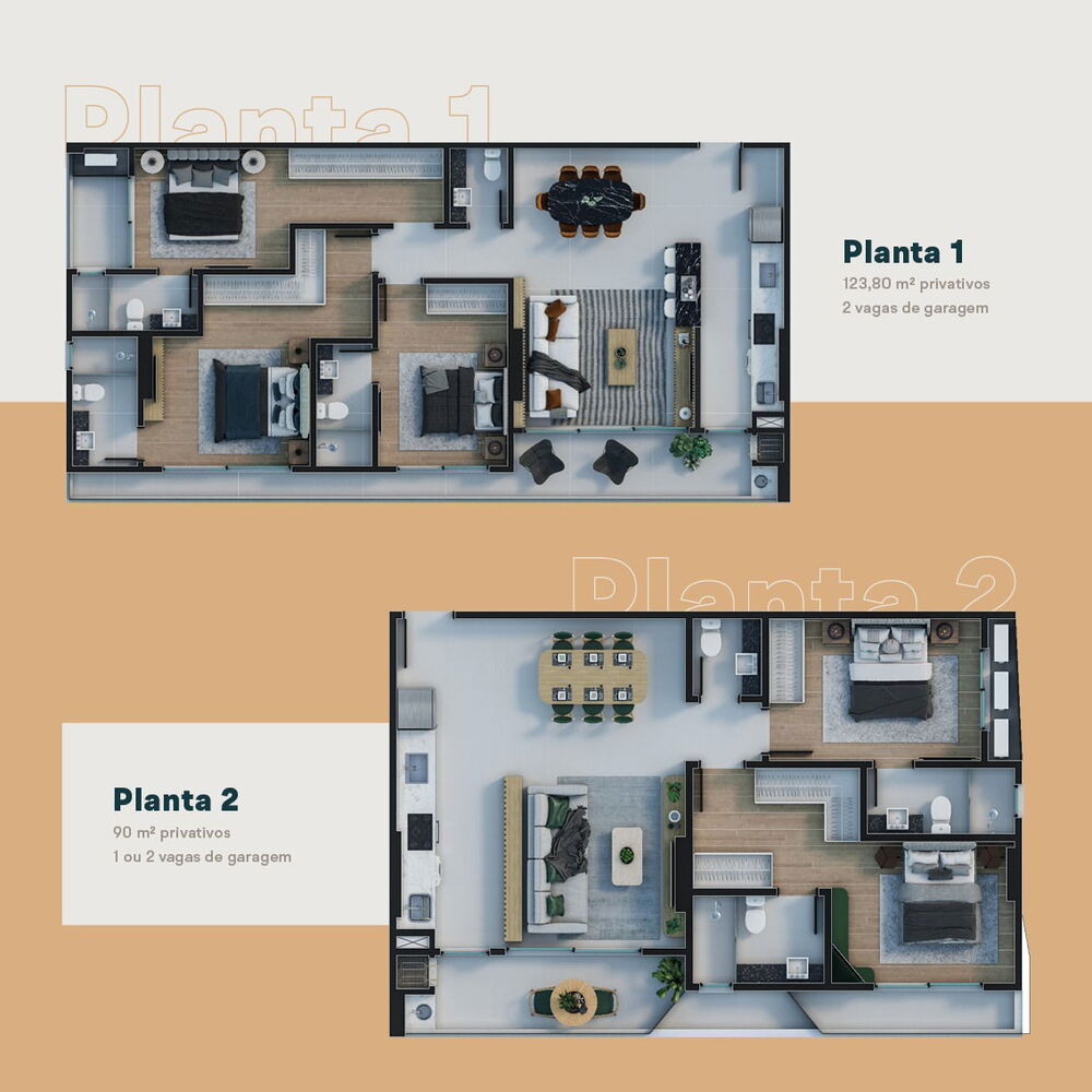 Apartamento, 2 quartos, 92 m² - Foto 1