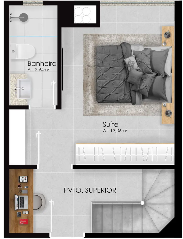 Apartamento, 1 quarto, 50 m² - Foto 4