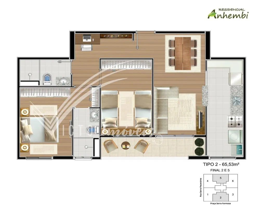 Apartamento, 2 quartos, 73 m² - Foto 4
