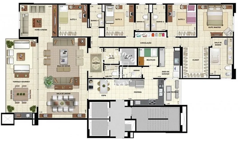 Apartamento, 4 quartos, 266 m² - Foto 6