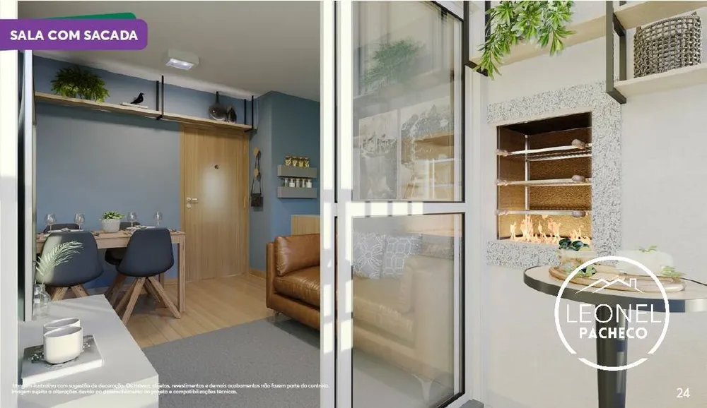 Apartamento, 2 quartos, 44 m² - Foto 4