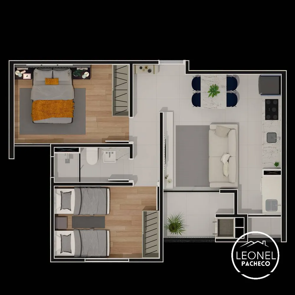 Apartamento, 2 quartos, 56 m² - Foto 5