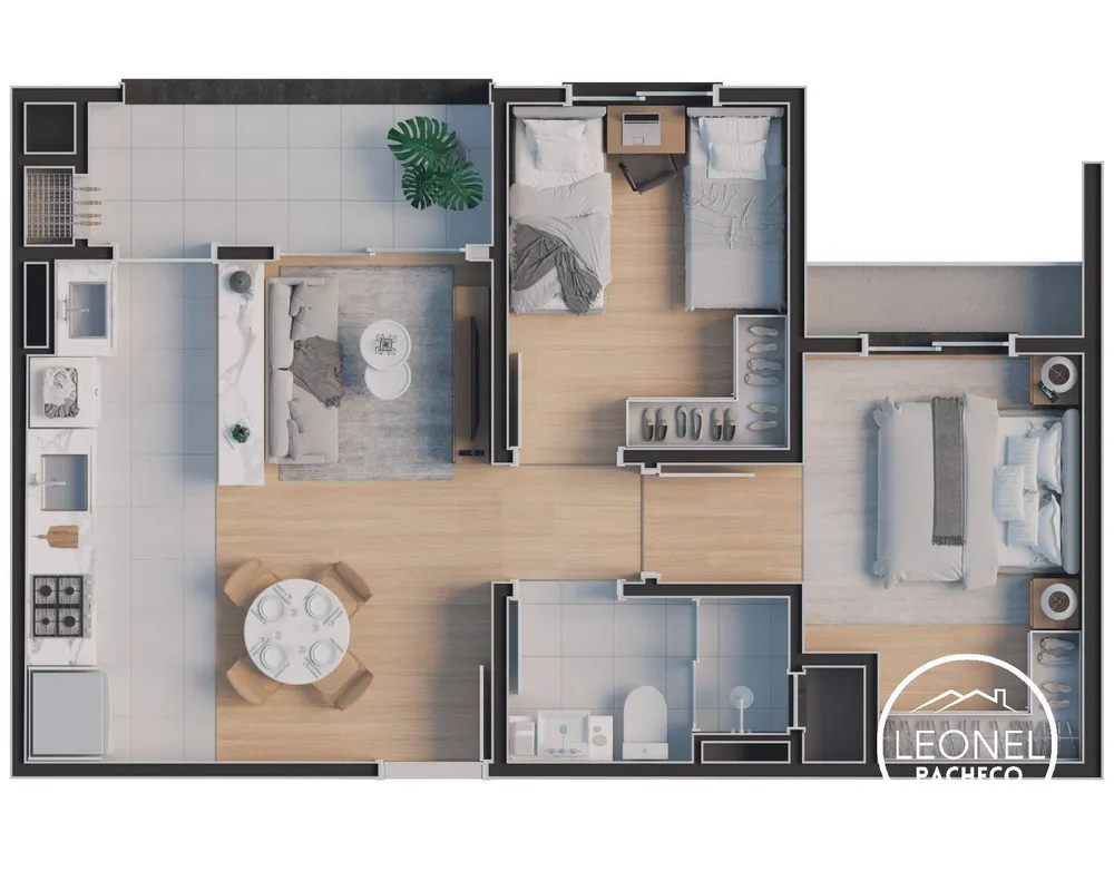 Apartamento, 2 quartos, 51 m² - Foto 8