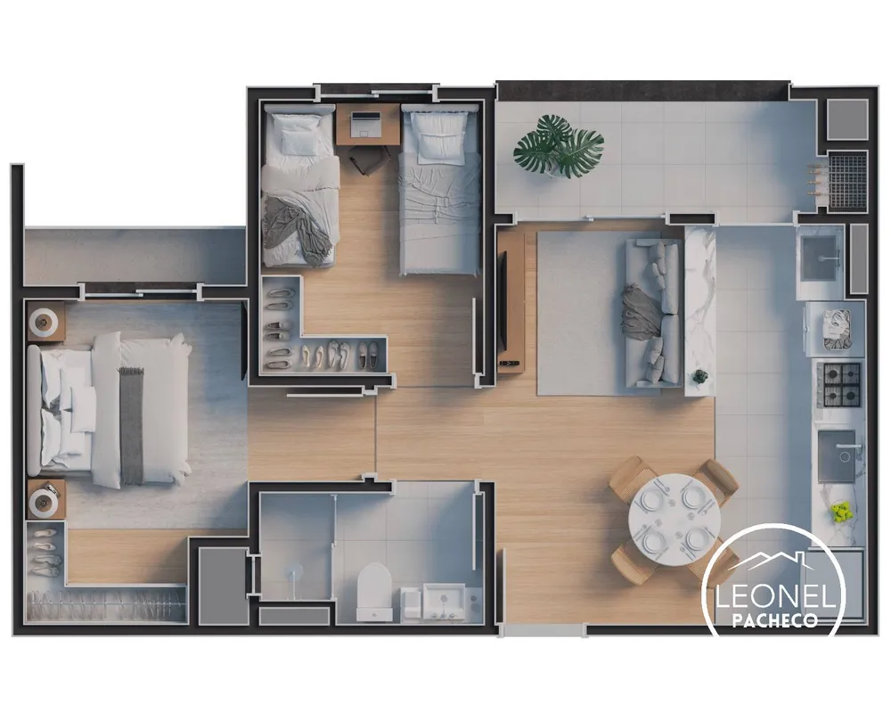 Apartamento, 2 quartos, 51 m² - Foto 7
