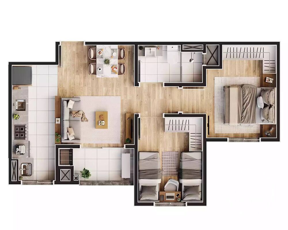 Apartamento, 2 quartos, 50 m² - Foto 4