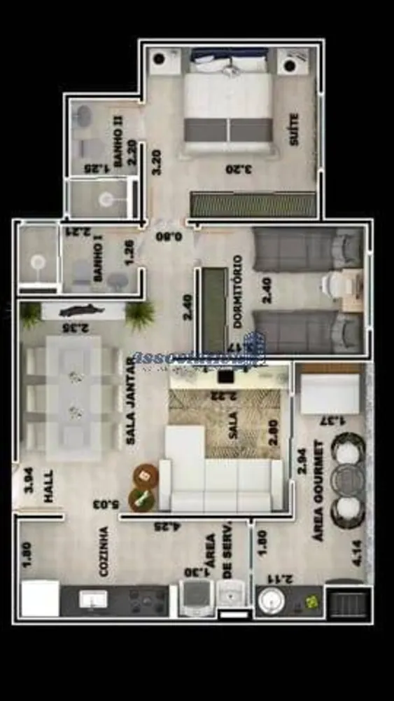 Apartamento, 2 quartos, 65 m² - Foto 9