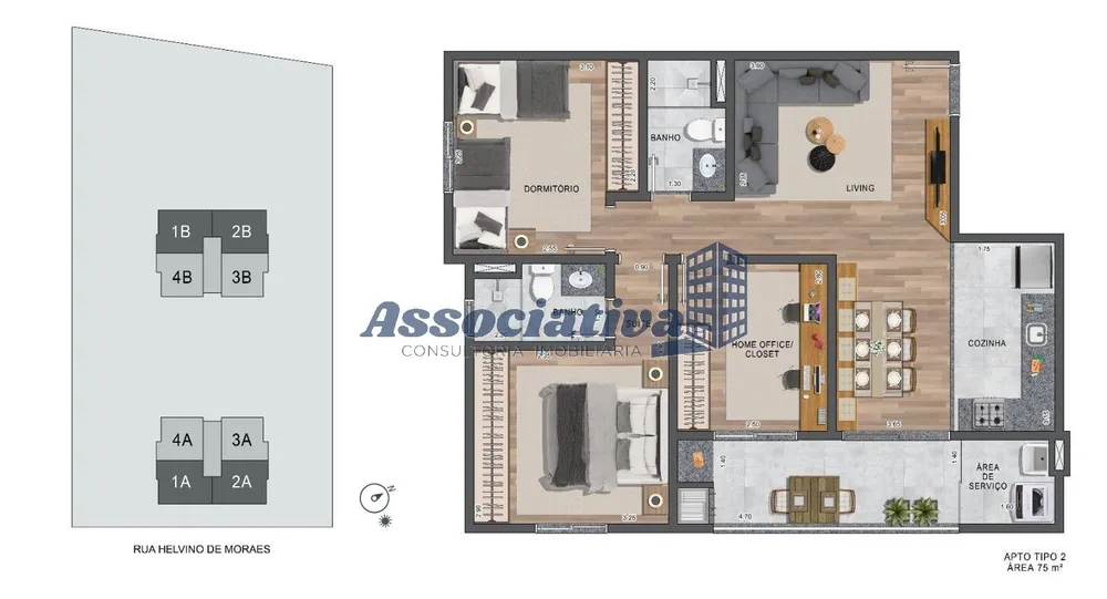 Apartamento, 2 quartos, 64 m² - Foto 5