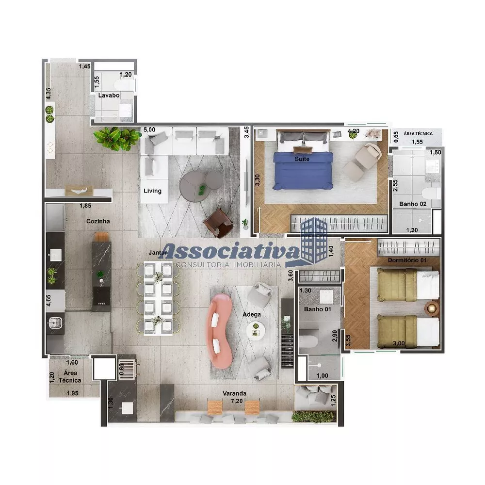 Apartamento à venda com 3 quartos, 112m² - Foto 11