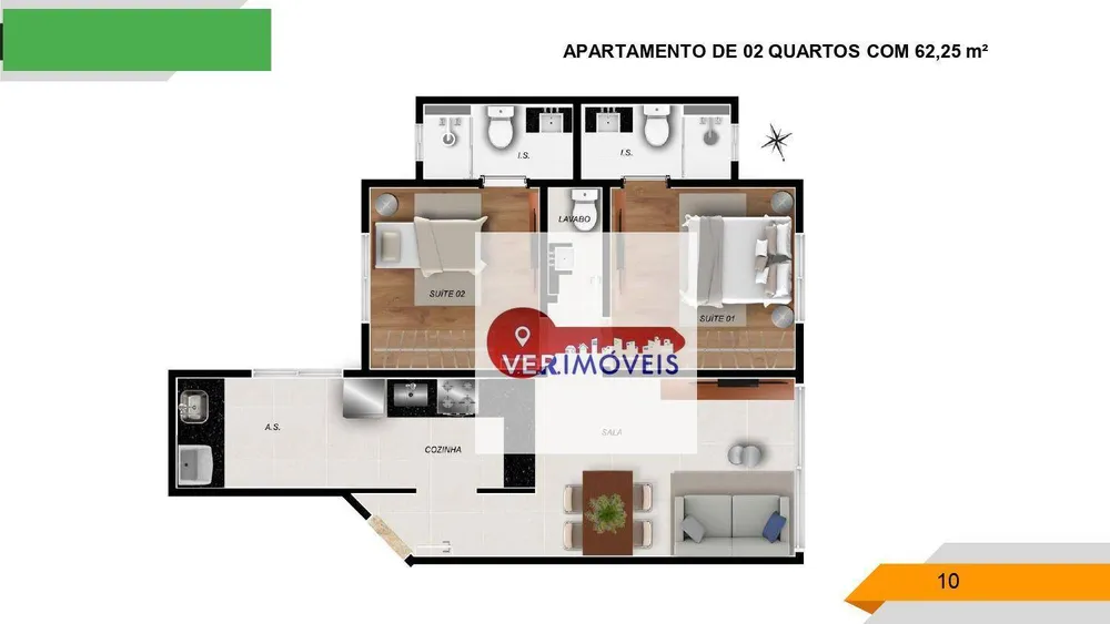 Apartamento, 3 quartos, 105 m² - Foto 4