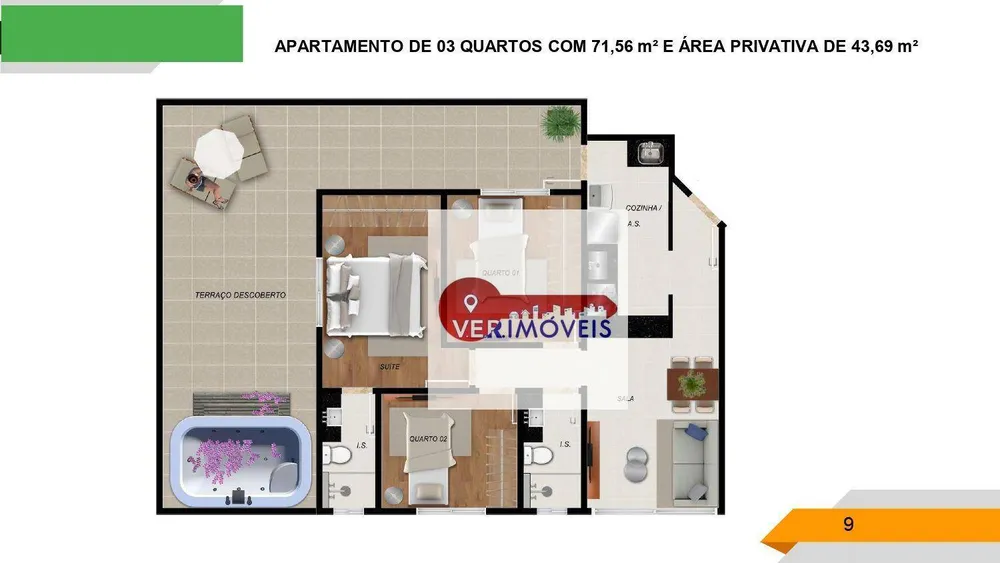Loja-Salão, 100 m² - Foto 2