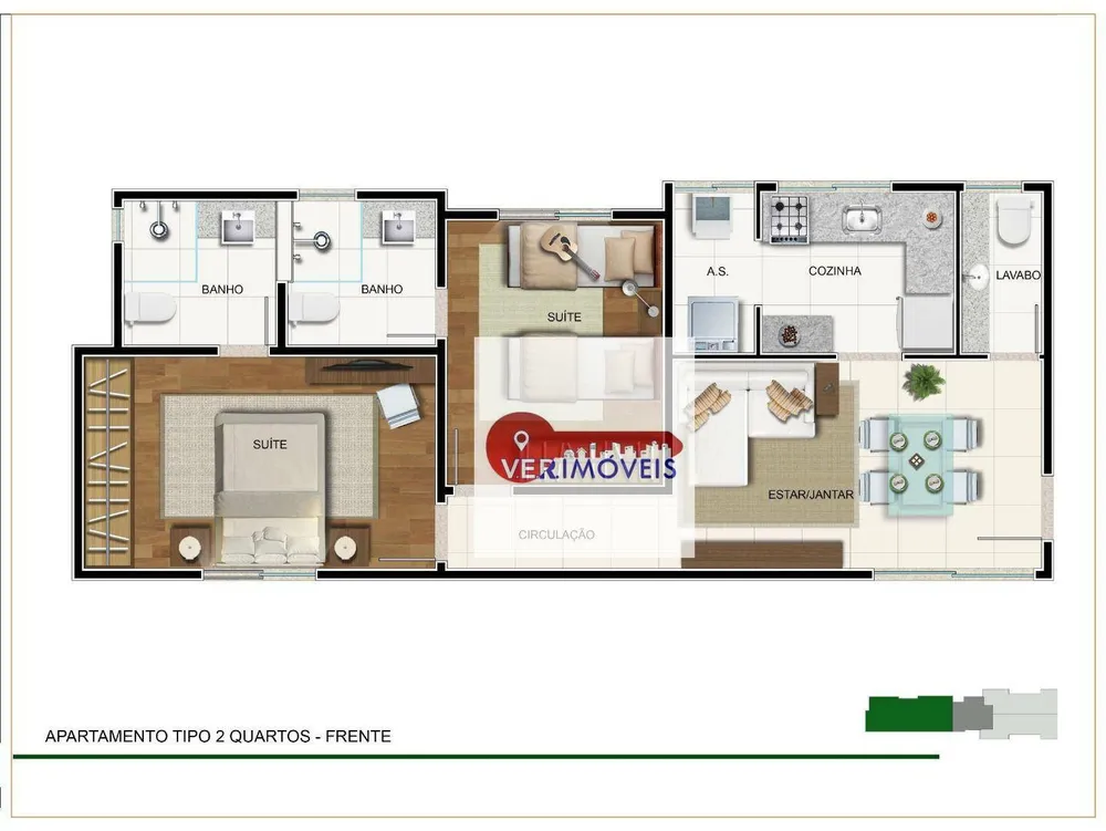 Apartamento, 1 quarto, 93 m² - Foto 8