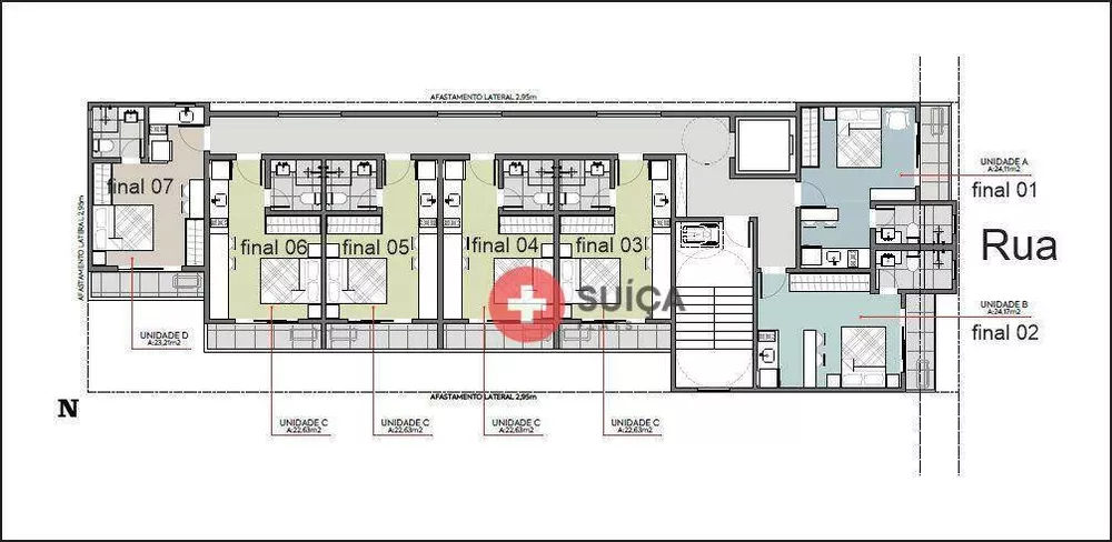 Apartamento, 1 quarto, 24 m² - Foto 3