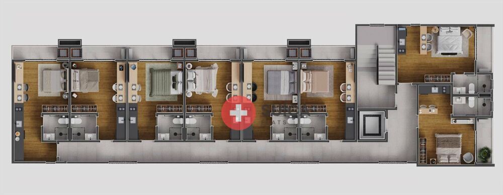 Kitnet-Studio, 48 m² - Foto 8