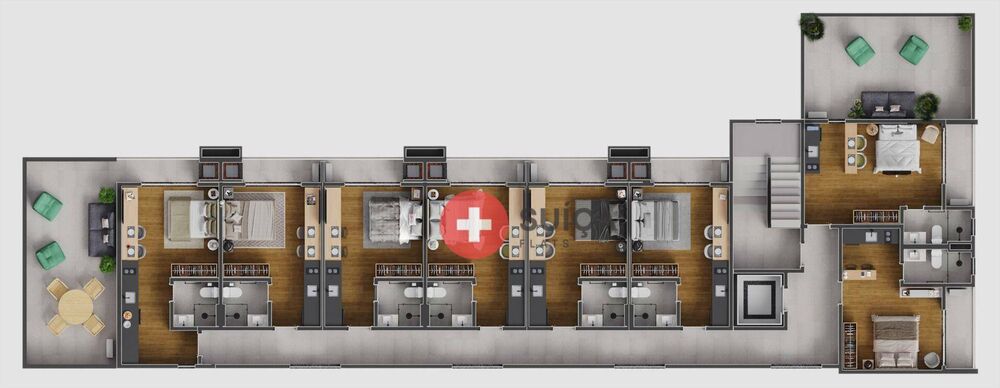 Kitnet-Studio, 22 m² - Foto 38