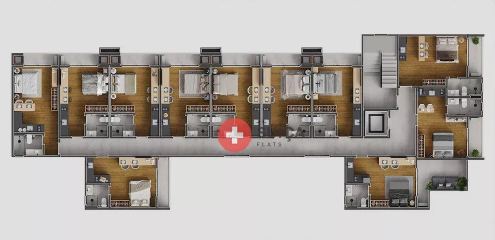 Kitnet-Studio, 22 m² - Foto 37