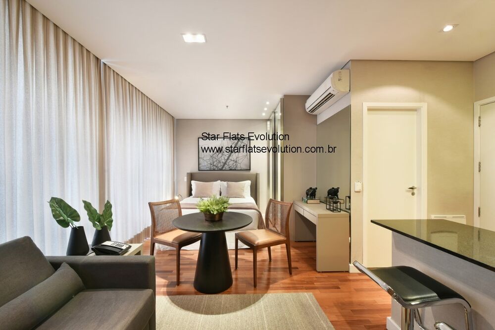 Flat/Apart Hotel à venda com 1 quarto, 35m² - Foto 1