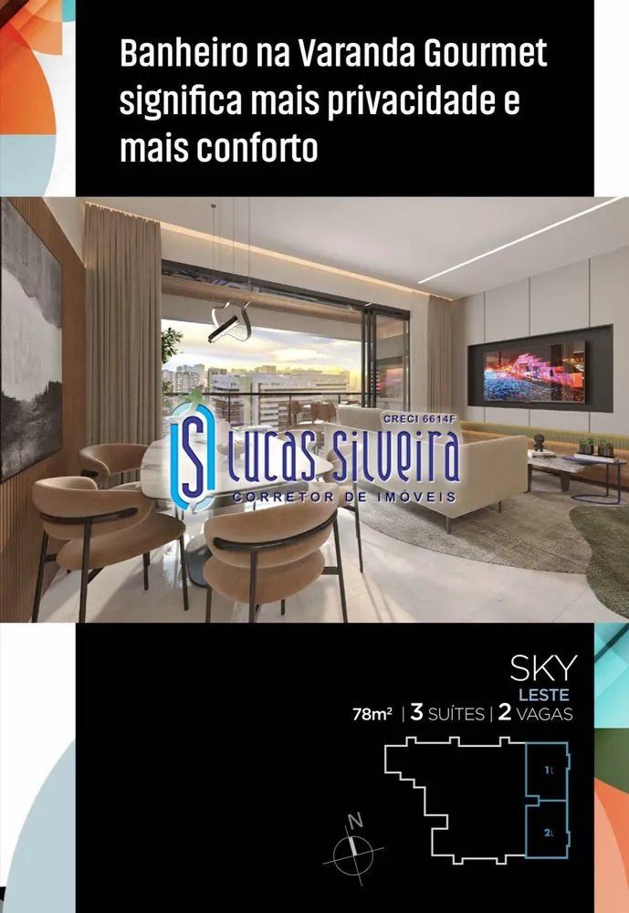 Apartamento, 3 quartos, 78 m² - Foto 9