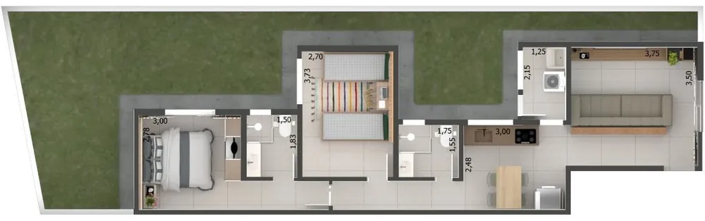 Apartamento, 2 quartos - Foto 5