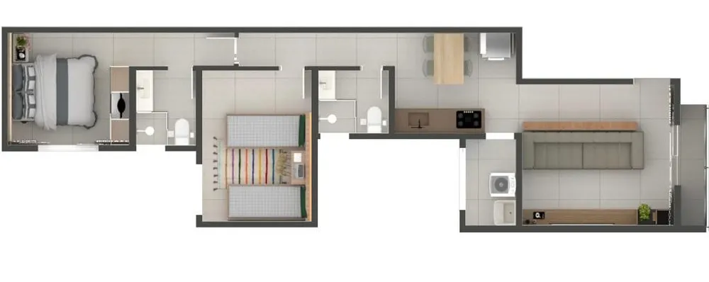 Apartamento, 2 quartos - Foto 4
